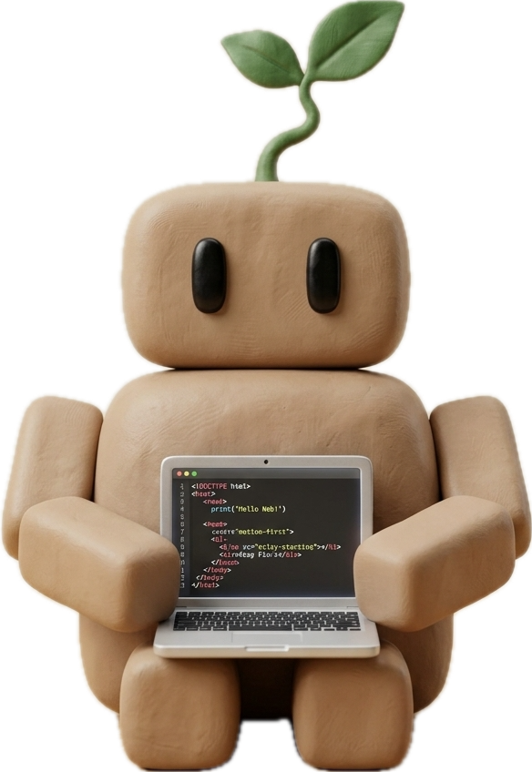 Robot Dar Mawqiy au travail sur ordinateur